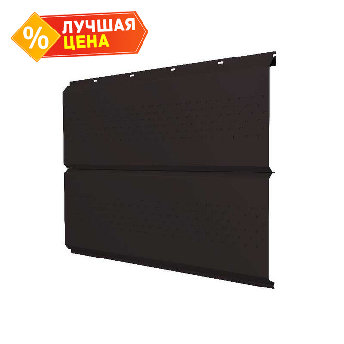 Софит ЭкоБрус new c перфорацией 0,45 Drap RAL9005 черный