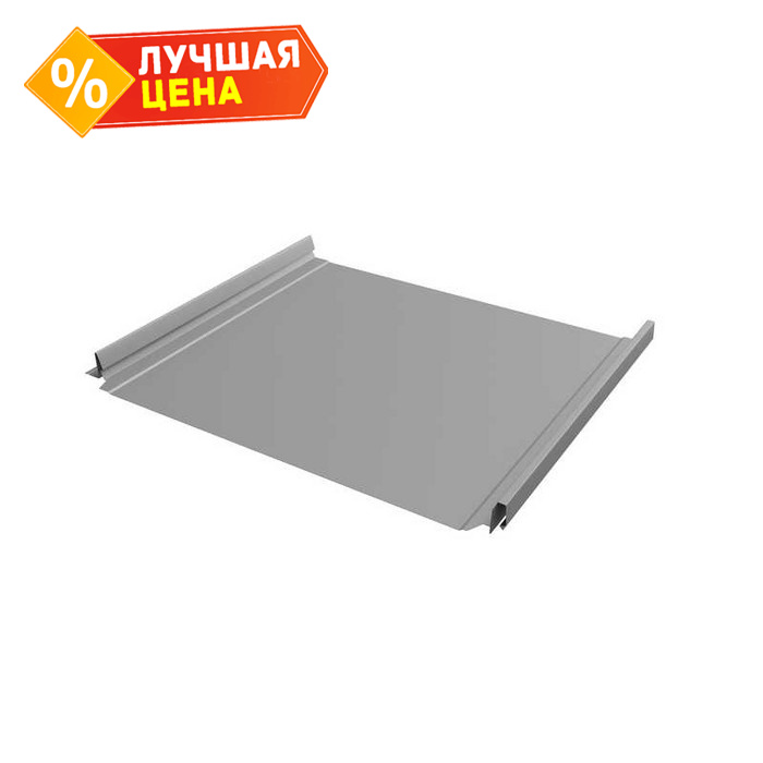 Фальцевая кровля Кликфальц Pro Grand Line 0,45 Drap RAL 7004 Сигнальный Серый