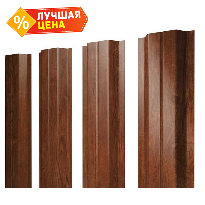 Штакетник П-образный А Grand Line 0,45 Print Elite Rowan Rowan