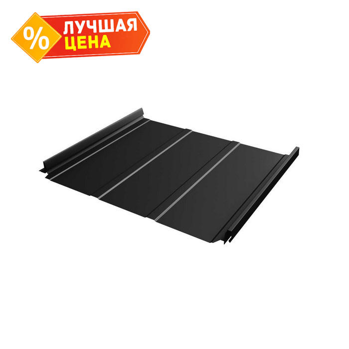 Фальцевая кровля Кликфальц Pro Line Grand Line 0,45 Drap ST RAL 9005 Черный