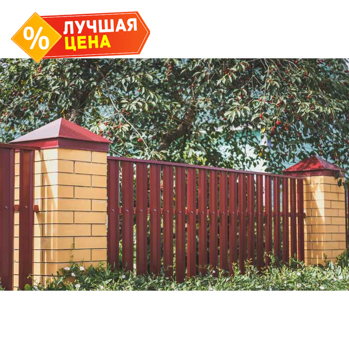 Штакетник М-образный А Grand Line 0,45 Print Elite Fine Stone Fine Stone