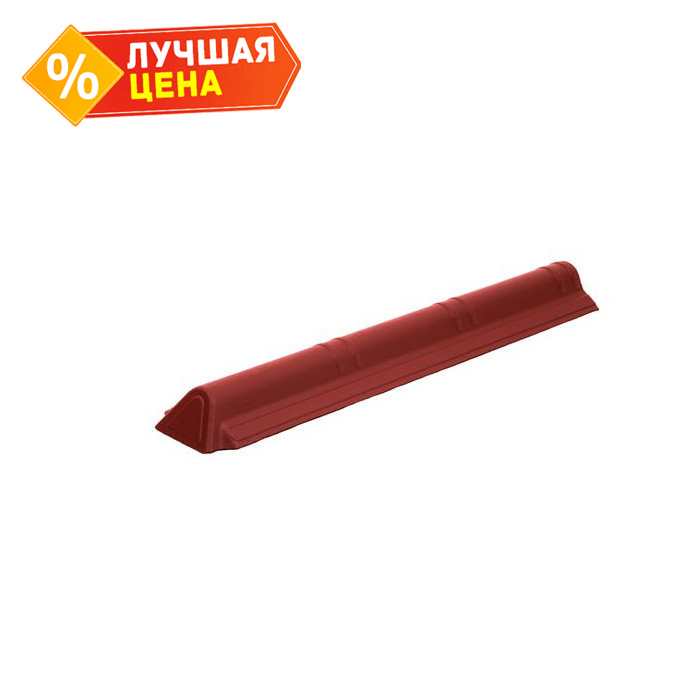 Торцевой элемент конька Ондувилла красный 1060х180