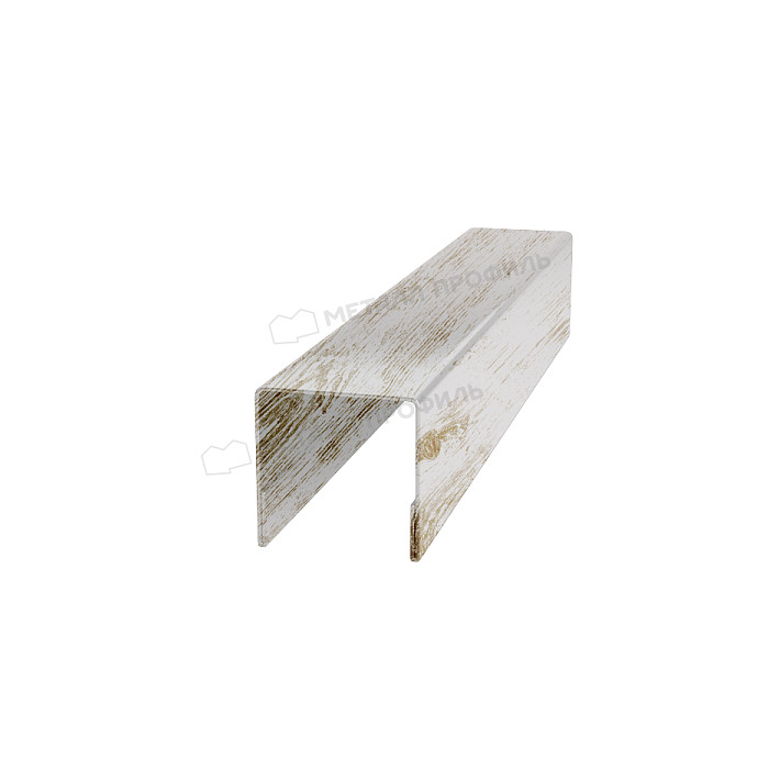 Планка П-образная 13х27х2000 (ECOSTEEL_MA-01-Беленый Дуб-0.5)