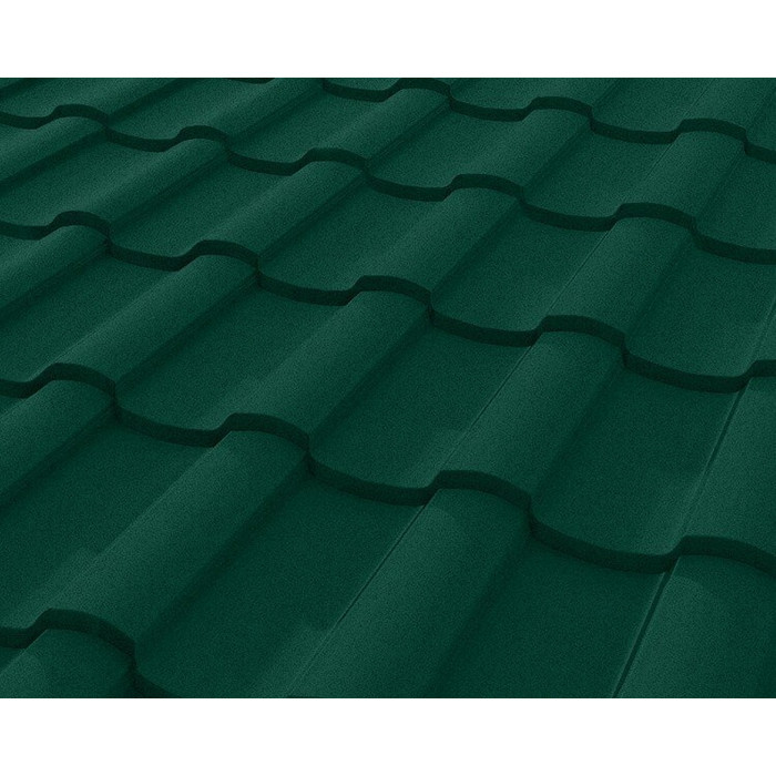 Металлочерепица Stynergy Stella Стальной Кашемир (0.5) RAL 6005