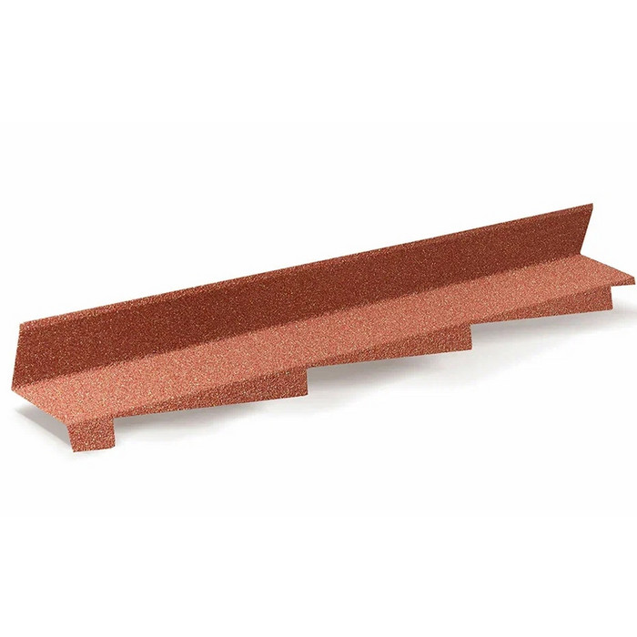 Планка примыкания левая AeroDek Traditional терракота