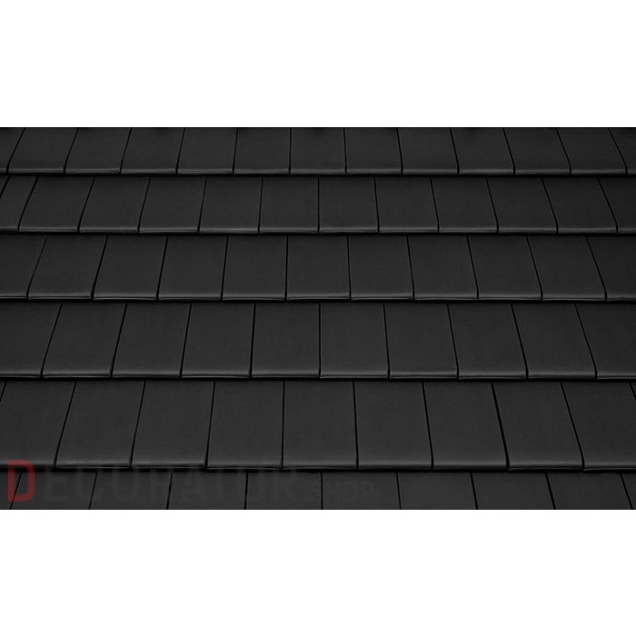 Керамическая черепица рядовая TONDACH Figaro antracite engobe
