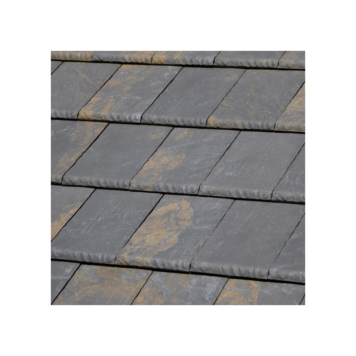 Керамическая черепица Flat 10, Paris Ocre, Tejas Borja (Струйная печать под сланец)