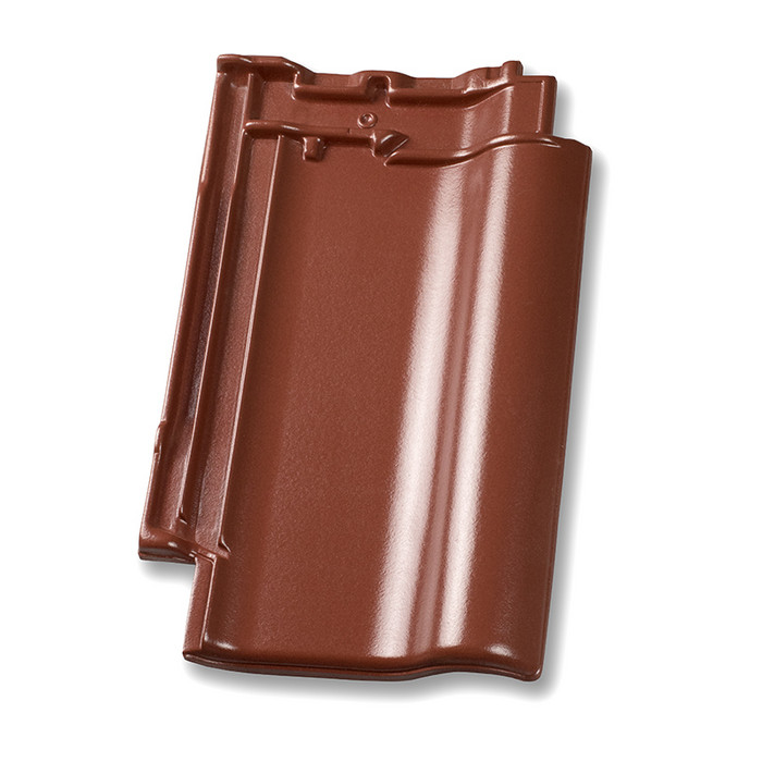 Керамическая черепица Nelskamp F 12, Медно-красный