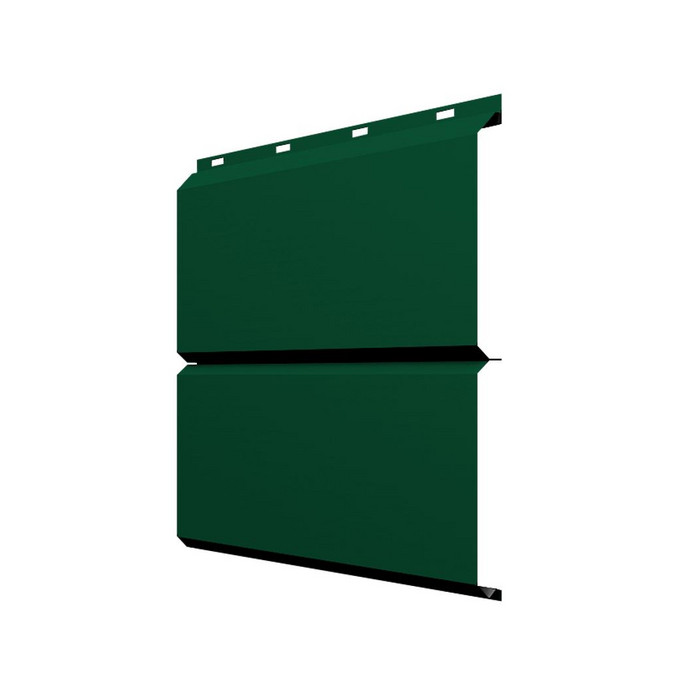 Софит ЭкоБрус без перфорации 0,345 Grand Line 0,5 Velur RAL6005 зеленый мох